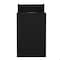 Flash Furniture Dell Receptacle Enclosure for 32 Gallon Trash Cans w/8-in Drop Hole and Upper Tray Shelf, Blk GC-M-196-BLK-GG - alternate 6